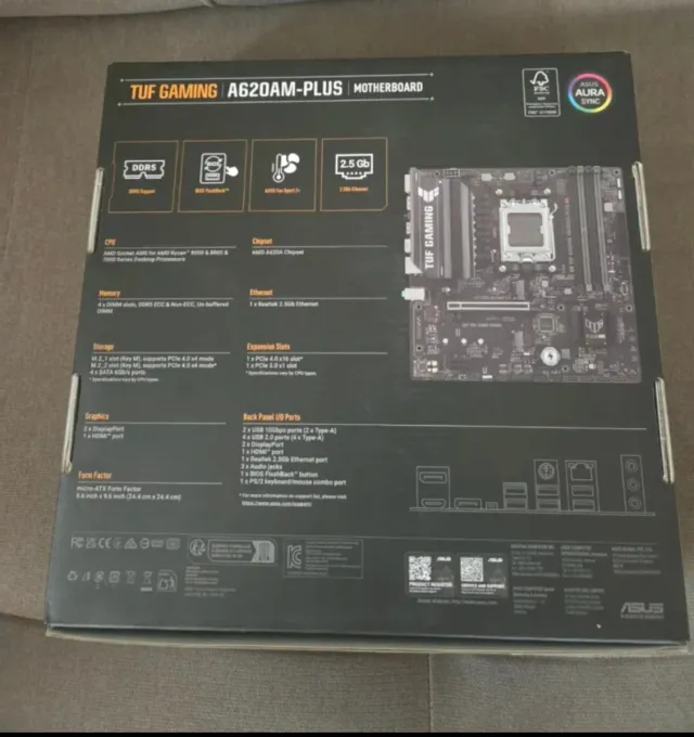Placa Base Asus TUF Gaming A620AM-Plus