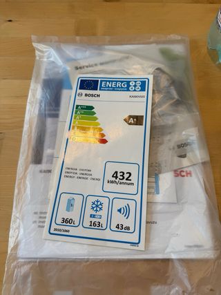 Nevera Americana Bosch Inox Dispensador Hielo