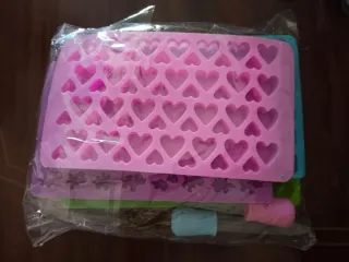 Moldes Silicona Repostería con dos  pipetas.