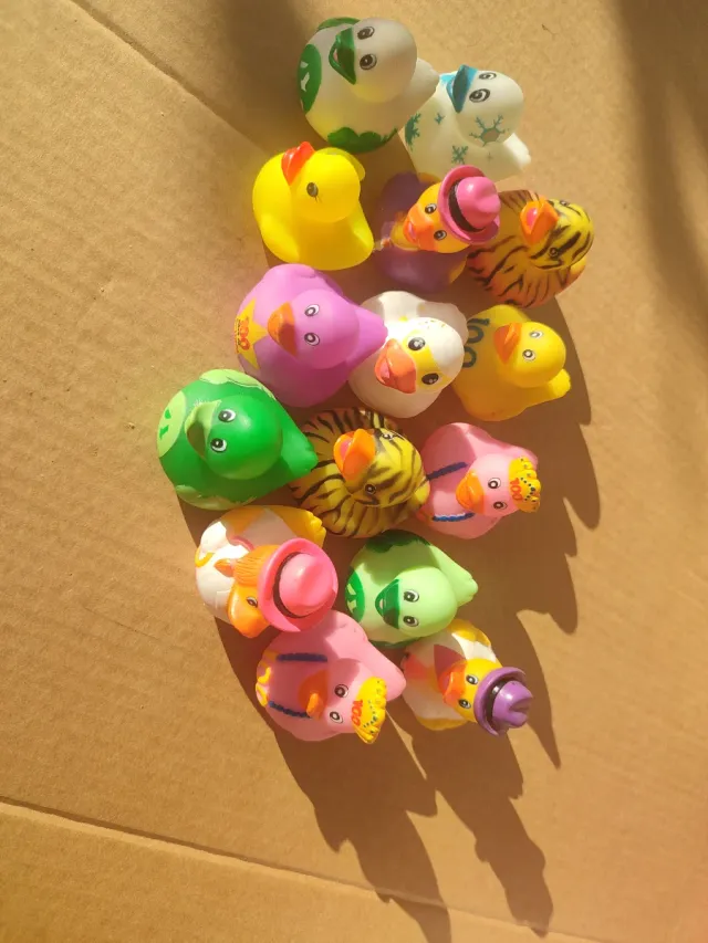 Lote de patitos de goma