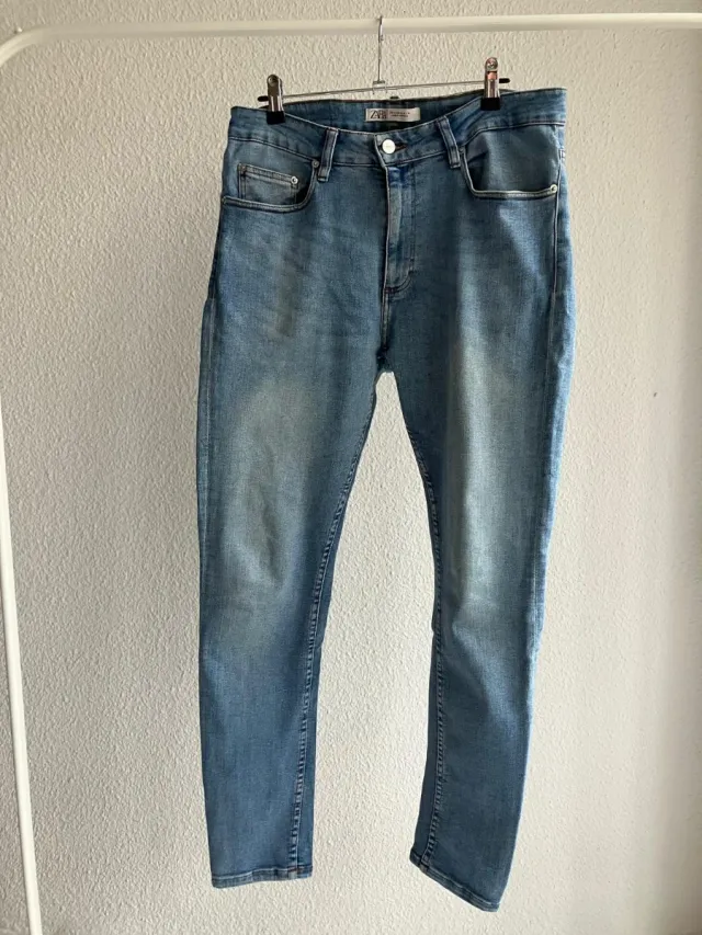Vaqueros azul Zara Talla "M"