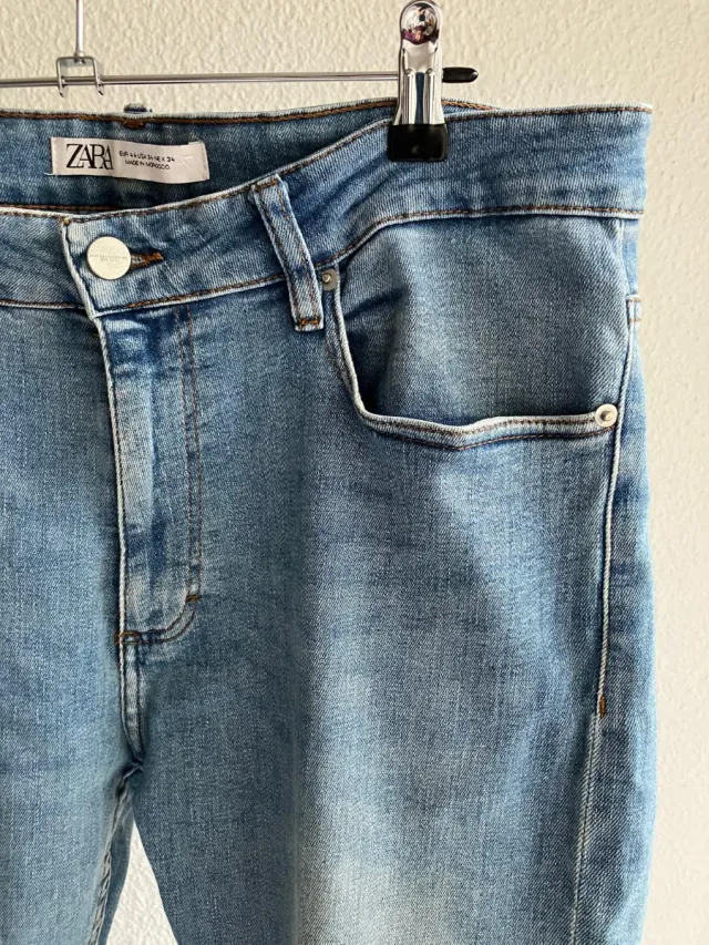 Vaqueros azul Zara Talla "M"