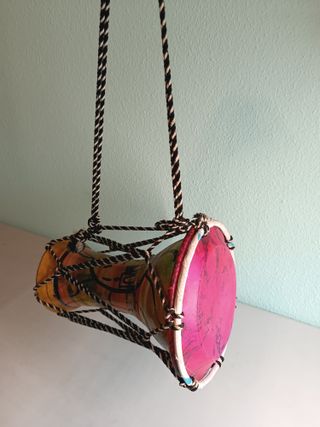 Timbal Djembe de cerámica pintado a mano
