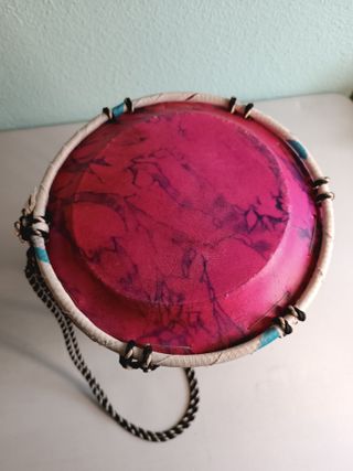 Timbal Djembe de cerámica pintado a mano