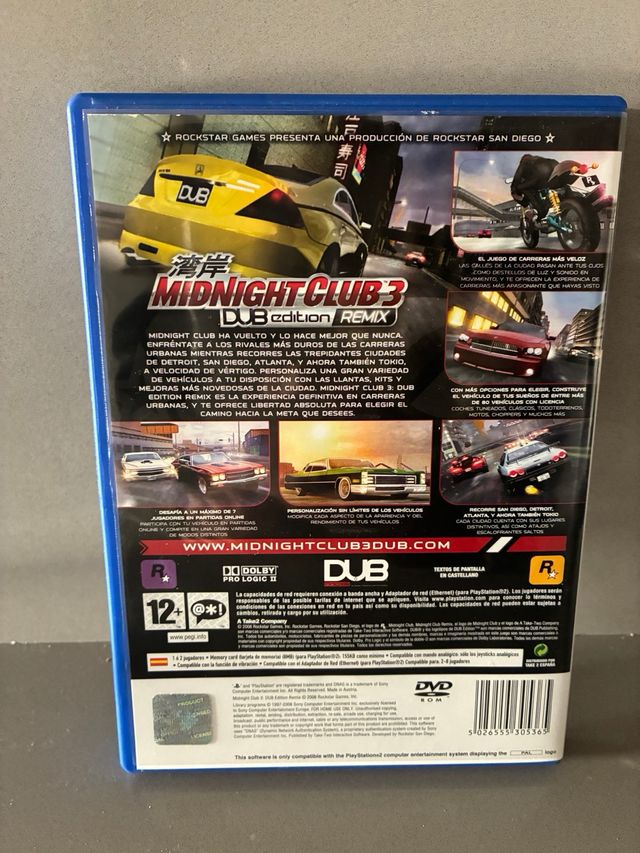 Midnight Club 3 Dub Edition REMIX - PS2