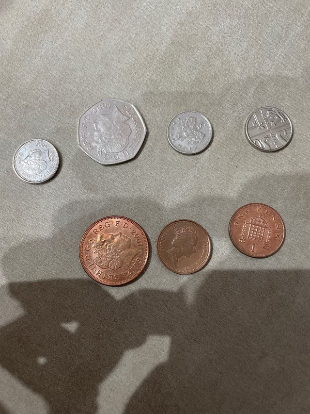Monedas Reino Unido
