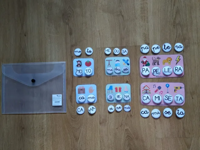 Juego Conciencia Fonológica Sílabas y Palabras