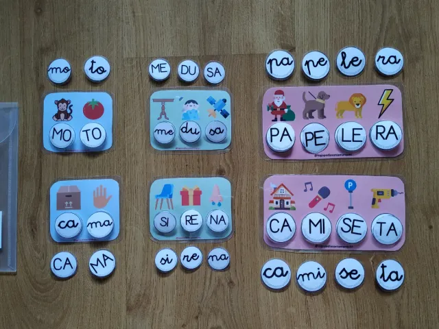 Juego Conciencia Fonológica Sílabas y Palabras