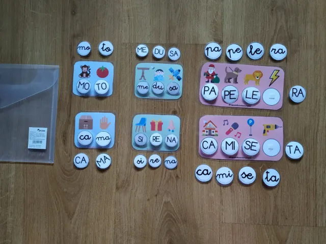 Juego Conciencia Fonológica Sílabas y Palabras