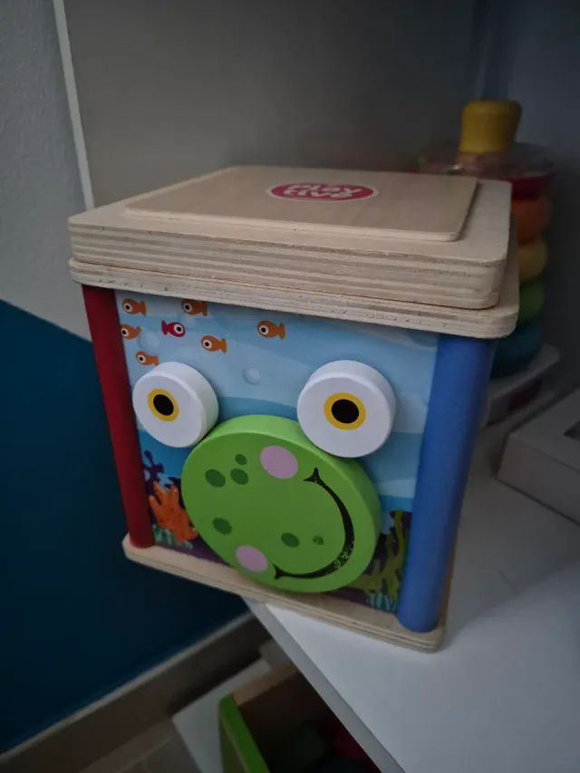 Cubo didattico in legno