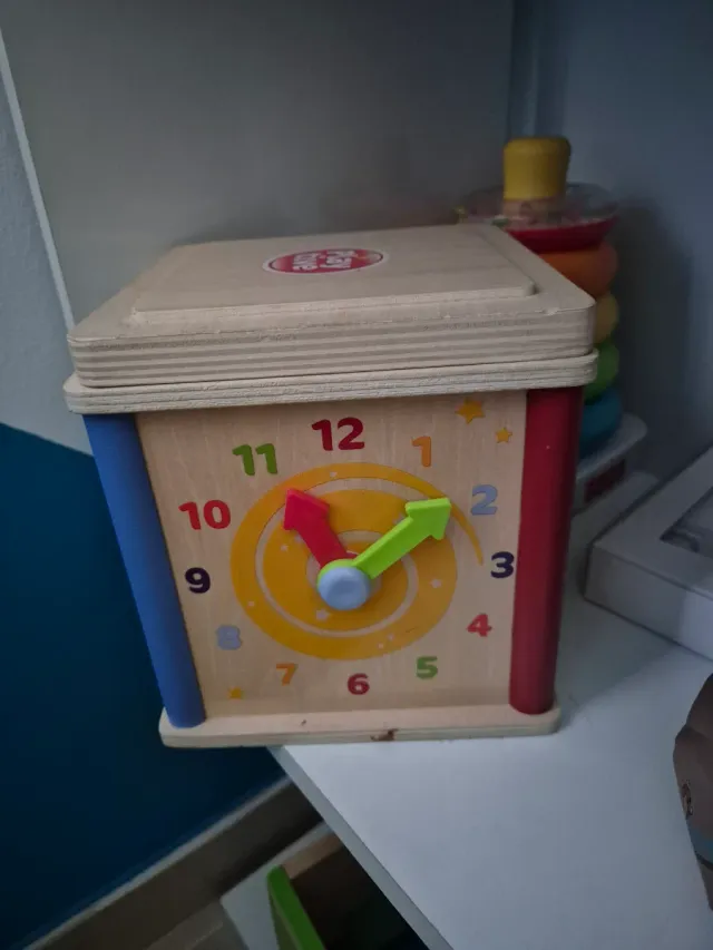 Cubo didattico in legno