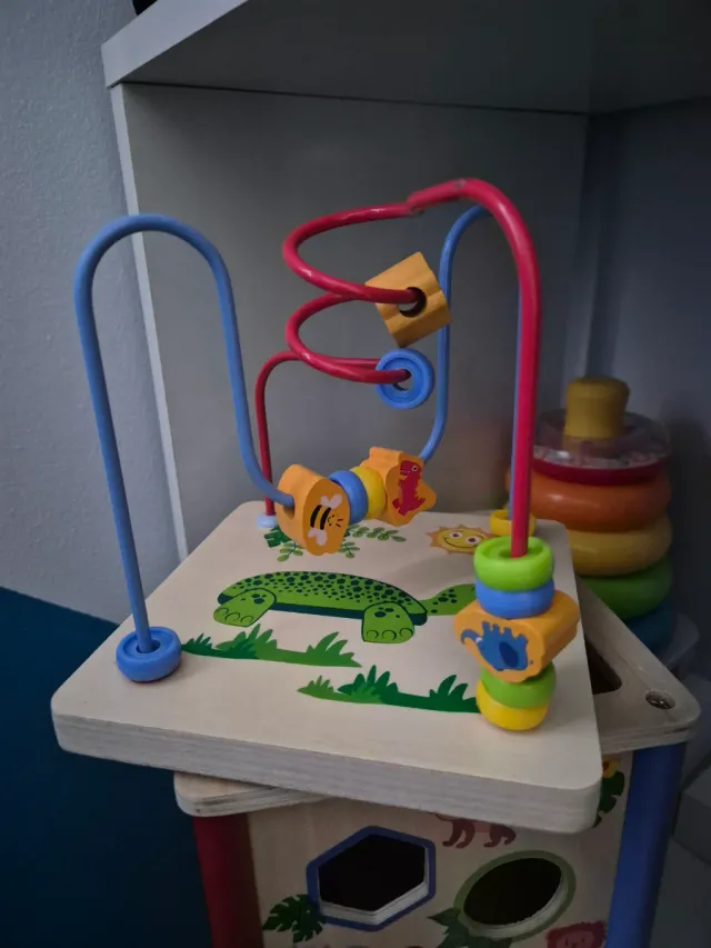 Cubo didattico in legno