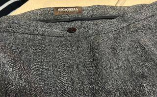 Pantalón de espiga ESCARCHA gris y negro