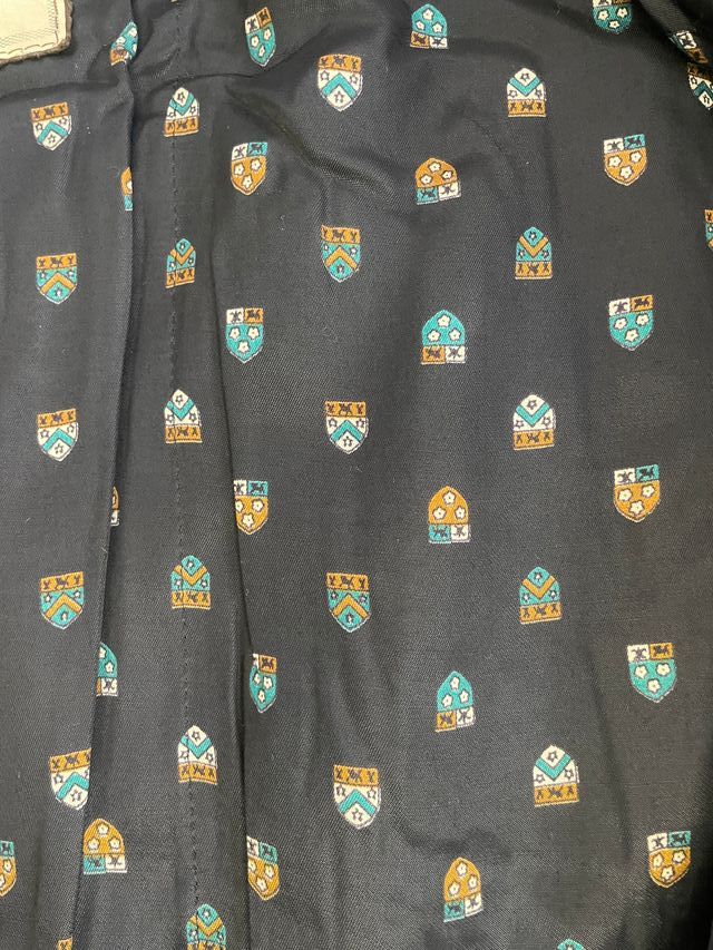 Chaqueta Piel Vintage Marrón y Beige