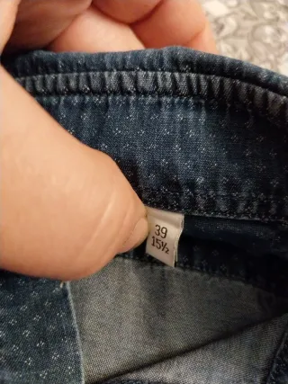 Camicia Calvin Klein Uomo Blu Pois