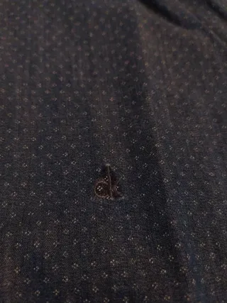 Camicia Calvin Klein Uomo Blu Pois