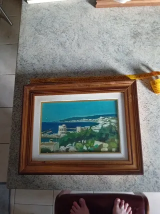 Quadro paesaggio marino