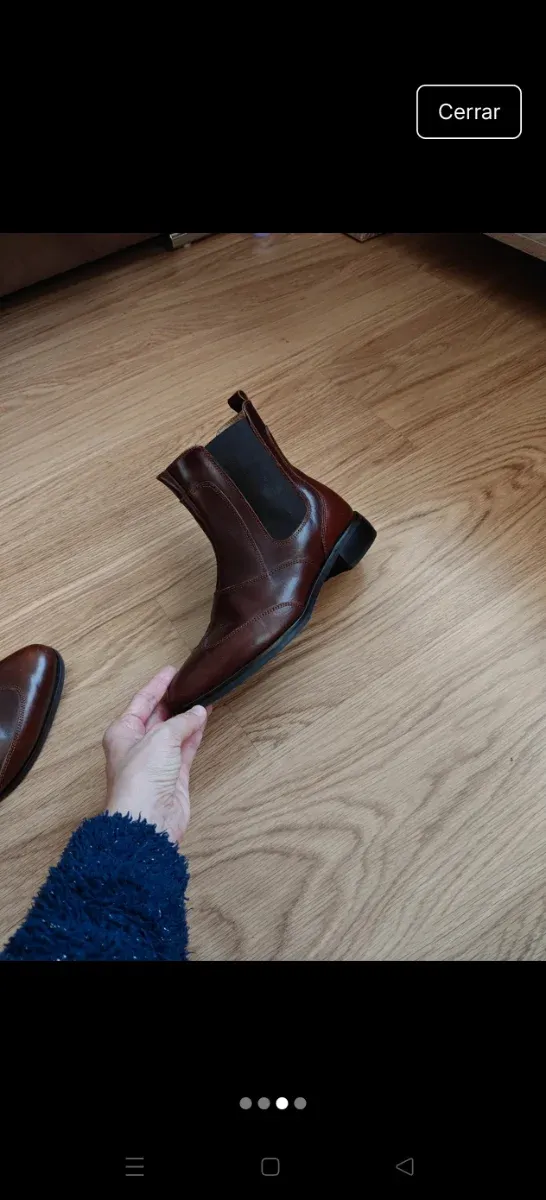 Botines Chelsea piel marrones