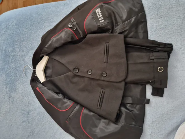 Traje de niño 5 piezas negro 5 años