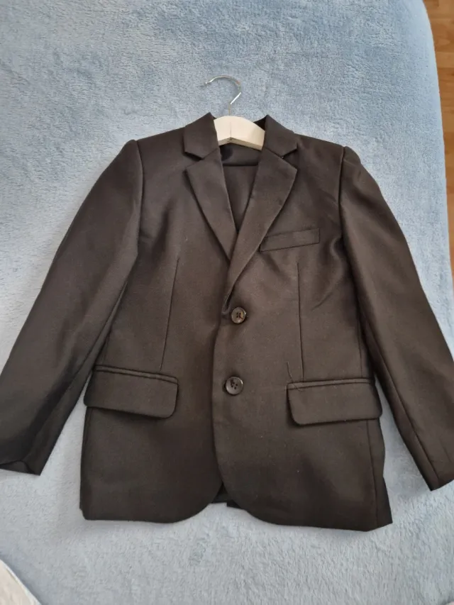 Traje de niño 5 piezas negro 5 años