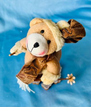 Navidad Osito Peluche Navideño Esquiador