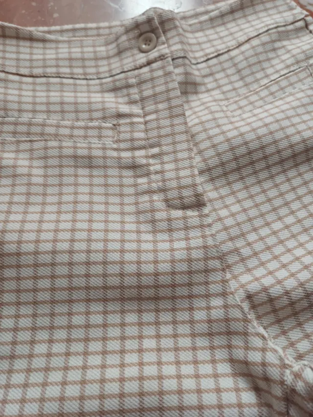 Pantalón de mujer a cuadros