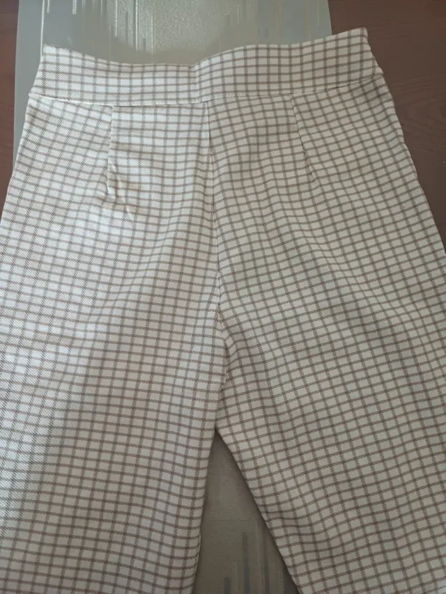 Pantalón de mujer a cuadros