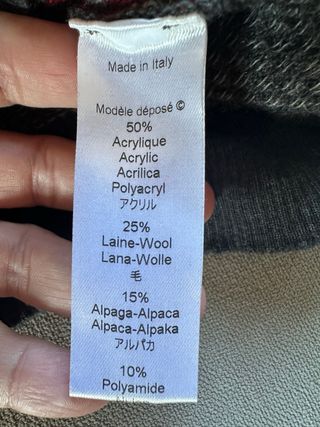 Chaleco Kenzo Lana y Acrílico Talla S