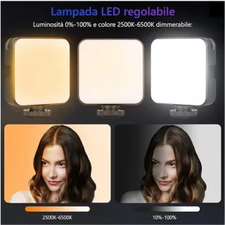 Luci LED portatili con treppiede