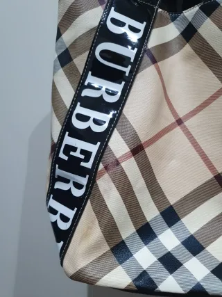 Tracolla Burberrys donna beige multicolor