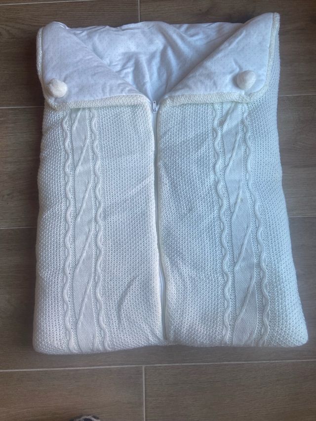 Saco capazo punto blanco