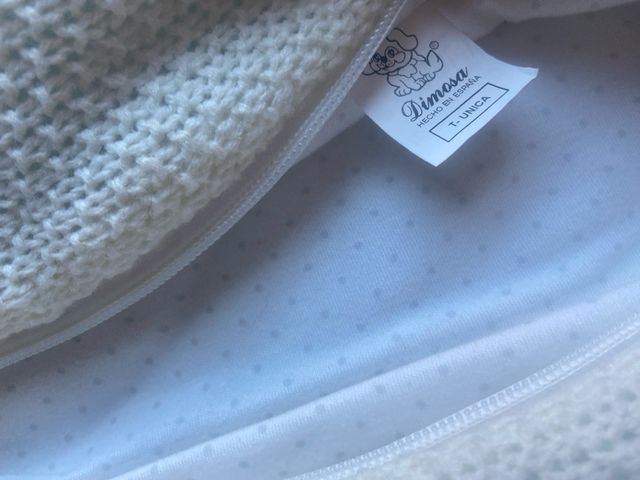 Saco capazo punto blanco