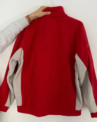 Forro polar Napapijri rojo y gris