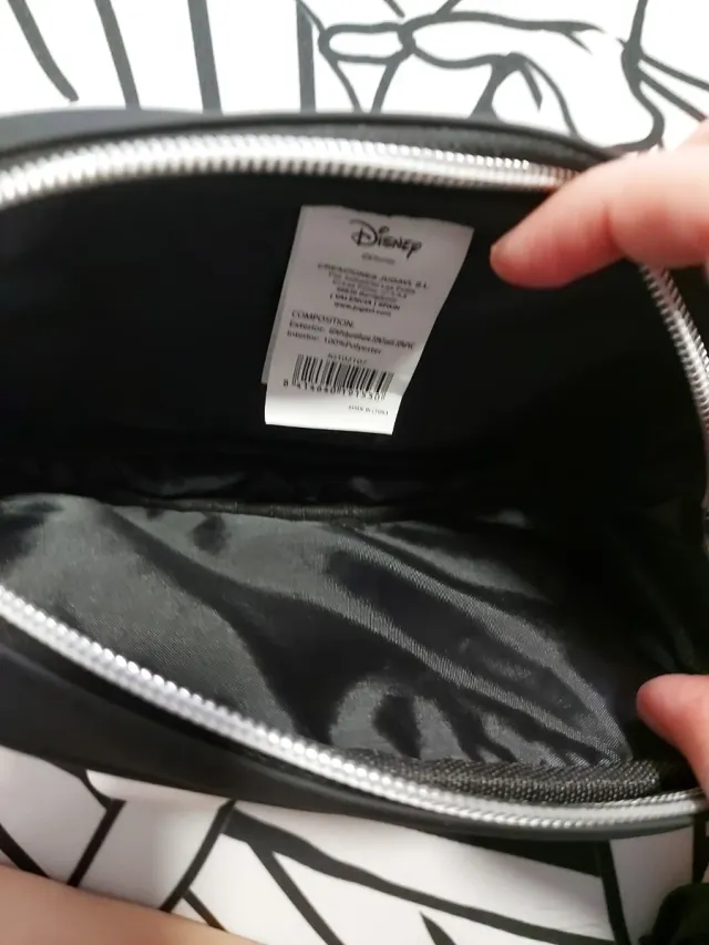 Neceser Disney Mickey Muse Gris y Rojo Nuevo.