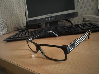 Gafas Emporio Armani Montura Negra y Dorada