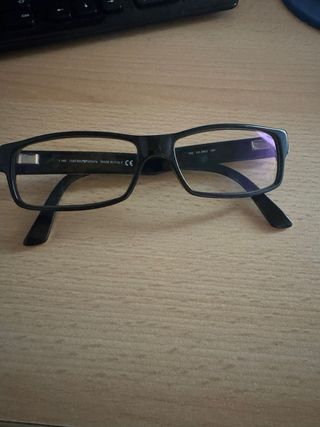 Gafas Emporio Armani Montura Negra y Dorada