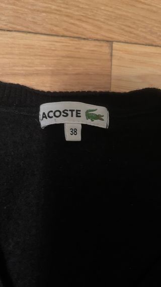 Jersey Lacoste Negro Talla M