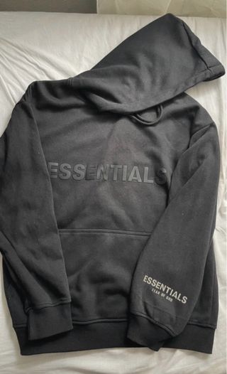 Sudadera Essentials Negra
