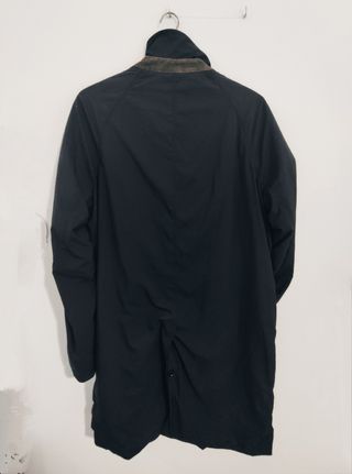 Gabardina Fedeli T48 Negra-azul marino