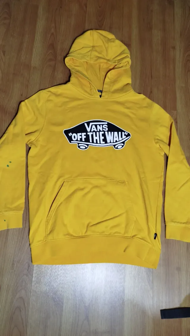 Felpa Vans Off The Wall Gialla