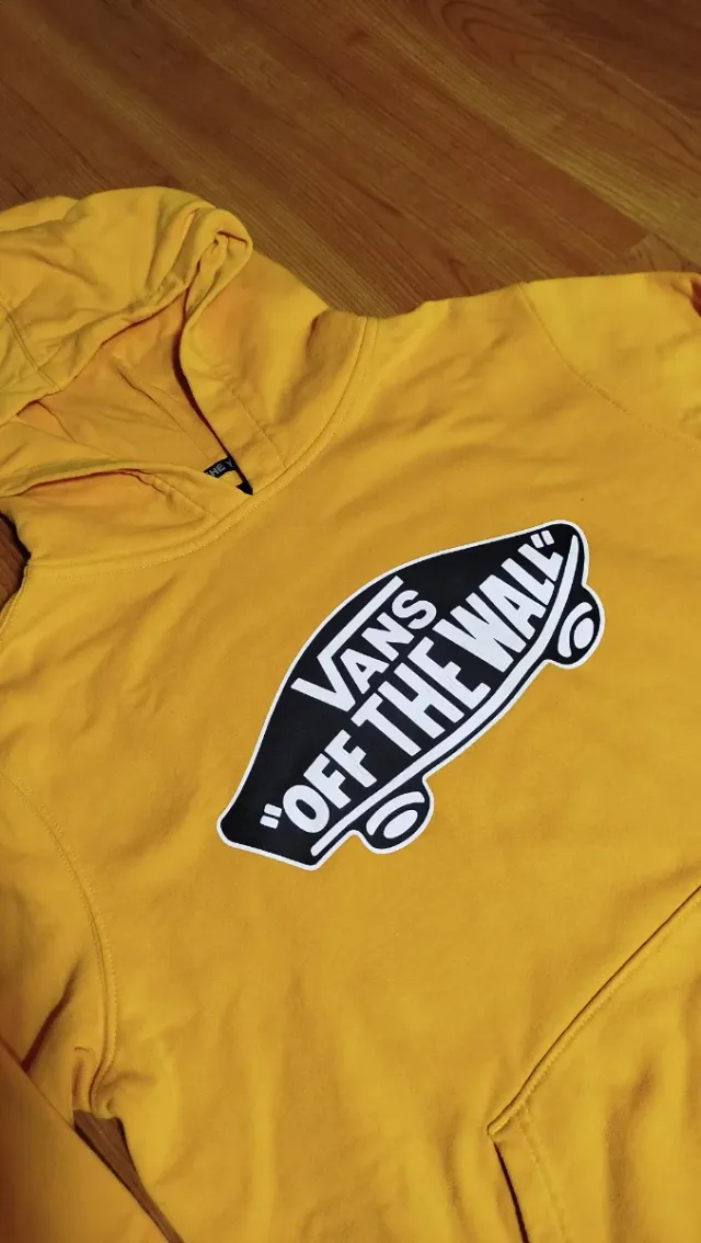 Felpa Vans Off The Wall Gialla