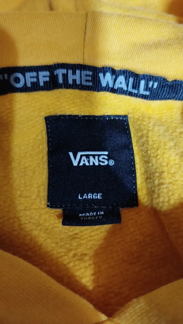 Felpa Vans Off The Wall Gialla