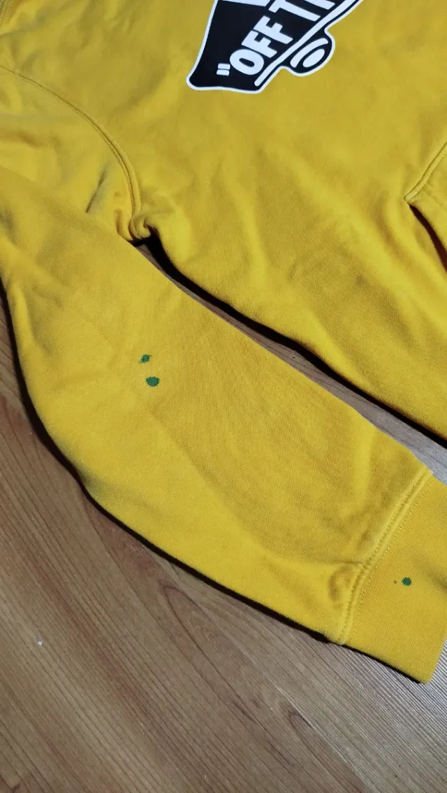 Felpa Vans Off The Wall Gialla