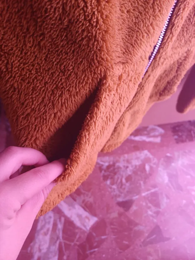 Chaqueta de forro polar con cremallera