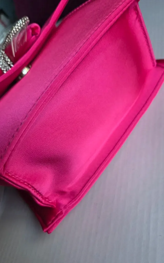 Bolso fucsia lazo