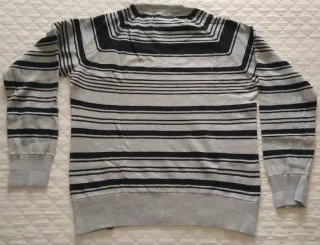 Jersey Jack&Jones Talla M Rayas Negras Grises