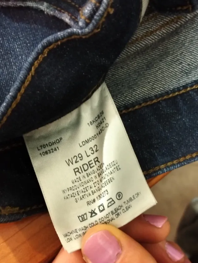 Jeans Lee Uomo W29 L32 Ottimo Stato