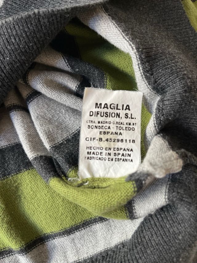 Jersey Misson Blue Label Talla S/M Rayas