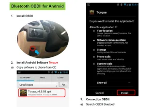 Adaptador OBD2 Interface Diagnóstico e outras funç