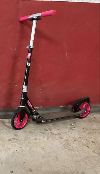 Patinete Oxelo Negro y Rosa